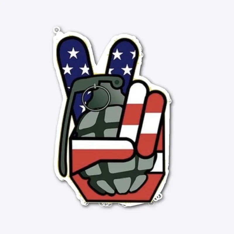 USA Strong Die Cut Sticker 